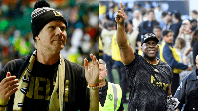 Will Ferrell, Magic Johnson - Los Angeles FC