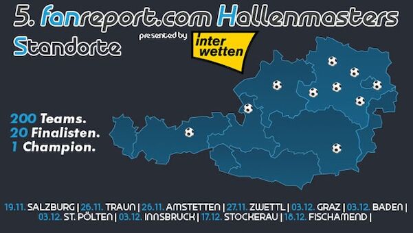 Anmeldestart zum 5. fanreport.com Hallenmasters