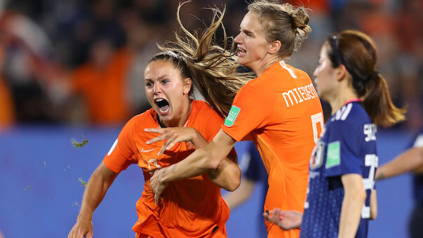 Frauen-WM: Oranje bejubelt Last-Minute-Sieg