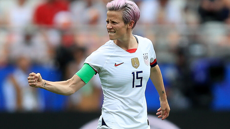 US-Kapitänin Megan Rapinoe pfeift auf Trump und Weißes ...