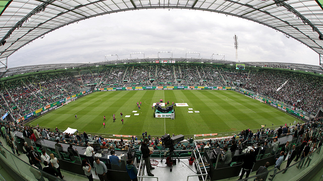Rapid Wien mit makelloser Bilanz im Allianz Stadion ...