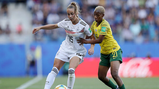 Frauen-WM: Deutschland souverän im Achtelfinale