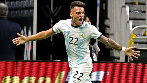 Argentiniens Lautaro Martinez schießt Mexiko ab