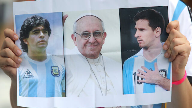 Messi-Trikot für Papst Franziskus
