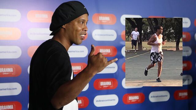 Ronaldinho glänzt bei Gefängnis-Kick