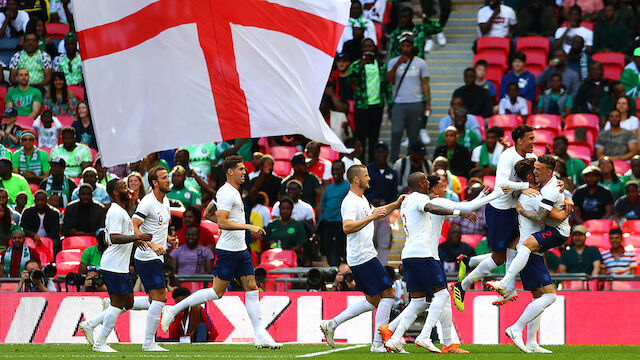 England gewinnt gegen WM-Teilnehmer