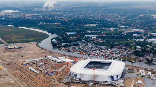 Chaos um WM-Stadion in Russland