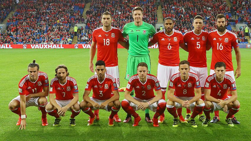 Wales kuriose Mannschaftsfotos - Fussball - FIFA WM 2018