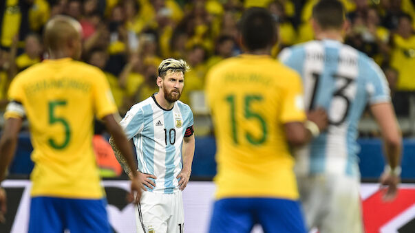 Brasilien verpatzt Messi-Rückkehr in Nationalelf