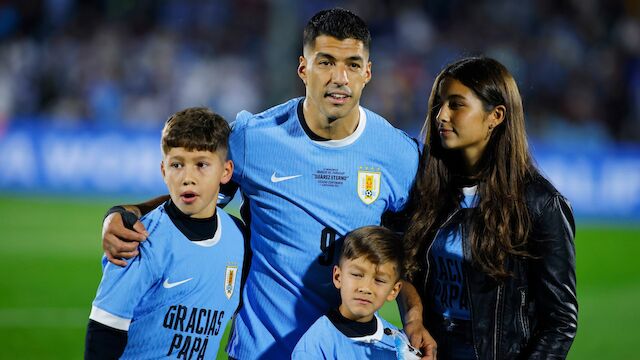 Emotional! So lief Suarez' letztes Länderspiel für Uruguay