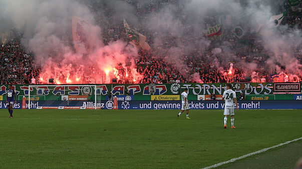 Überraschende Strafe für Rapid nach Derby-Vorfall