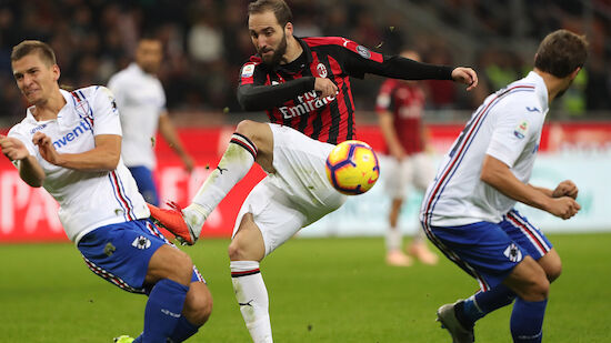 Milan dreht 1:2-Rückstand gegen Sampdoria