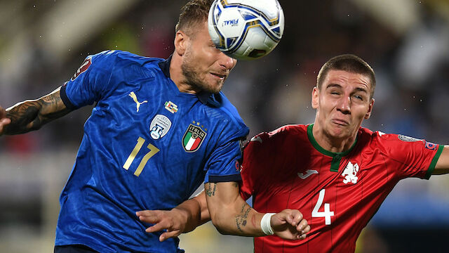 Italien lässt gegen Bulgarien Punkte liegen
