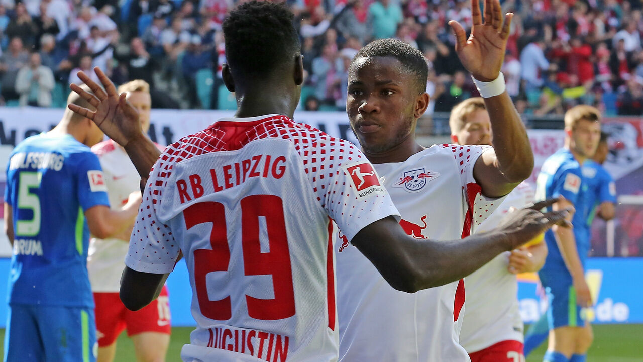 RB Leipzig feiert klaren Heimsieg über Wolfsburg ...