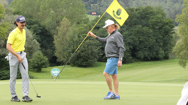 Top-Star als Caddie bei Alps-Tour-Turnier