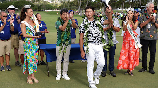 Koreaner stürmt mit 64er-Runde zum Sieg auf Hawaii