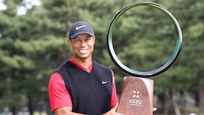 PGA-Tour: Tiger Woods feiert in Japan Rekord-Sieg