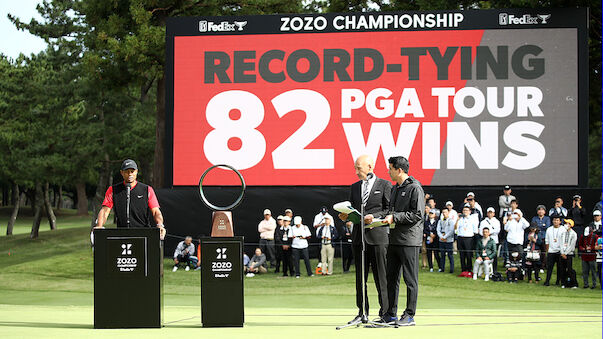 PGA-Tour: Rekord-Sieg von Tiger Woods in Japan