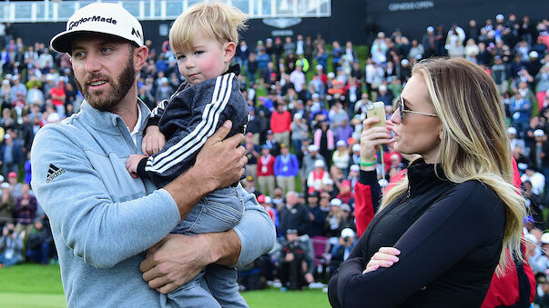 Vaterfreuden bei Dustin Johnson vor US Open