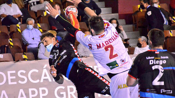 Handball-Spiel in Spanien mit Maskenpflicht