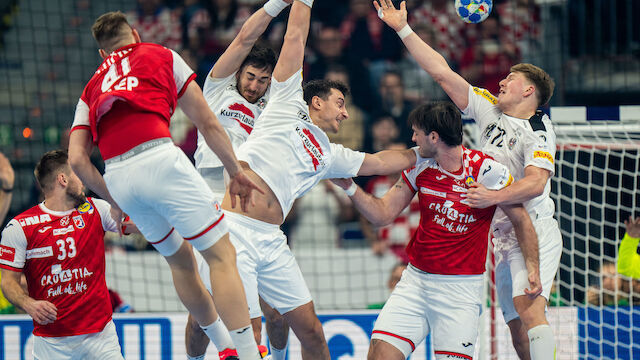 Handball-EM: ÖHB-Team trotzt Kroatien ein Remis ab