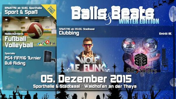 Balls & Beats - die Winter-Edition