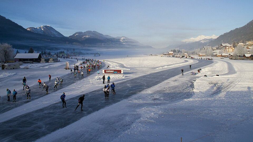 Weissensee Eisschnelllauf Marathon