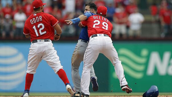 Schlägerei bei Rangers-Blue Jays