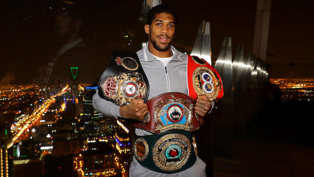 Anthony Joshua im "Mega-Duell" gegen Tyson Fury