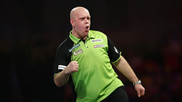 Van Gerwen kämpft sich ins Achtelfinale