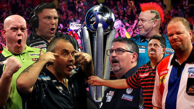 Alle Darts-Weltmeister der PDC-Geschichte