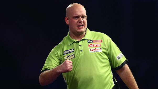 Darts-WM: Van Gerwen gibt zum Start Satz ab