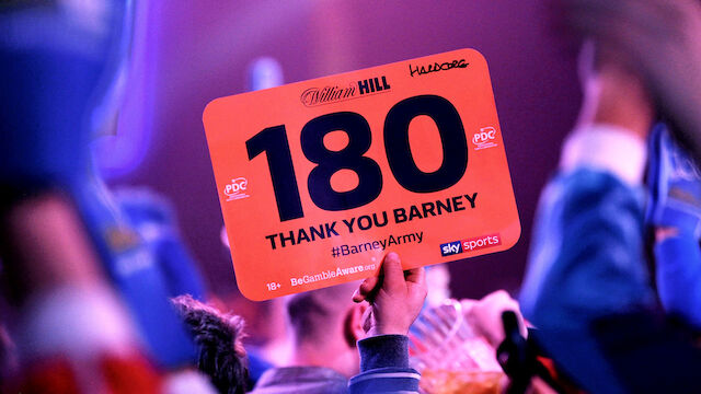 "Barney"-Schock bei PDC-Turnier in Milton Keynes