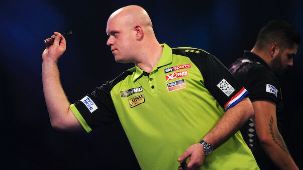 Darts: Van Gerwen zittert sich in 3. WM-Runde