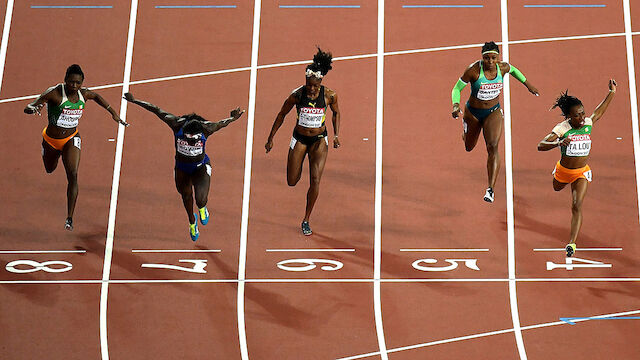 Bowie gewinnt die 100 Meter der Frauen