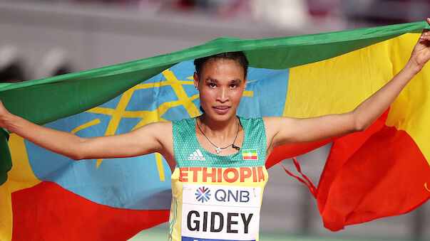 Äthioperin Gidey holt Halbmarathon-Weltrekord