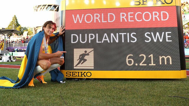 Duplantis gelingt neuer Stabhochsprung-Weltrekord