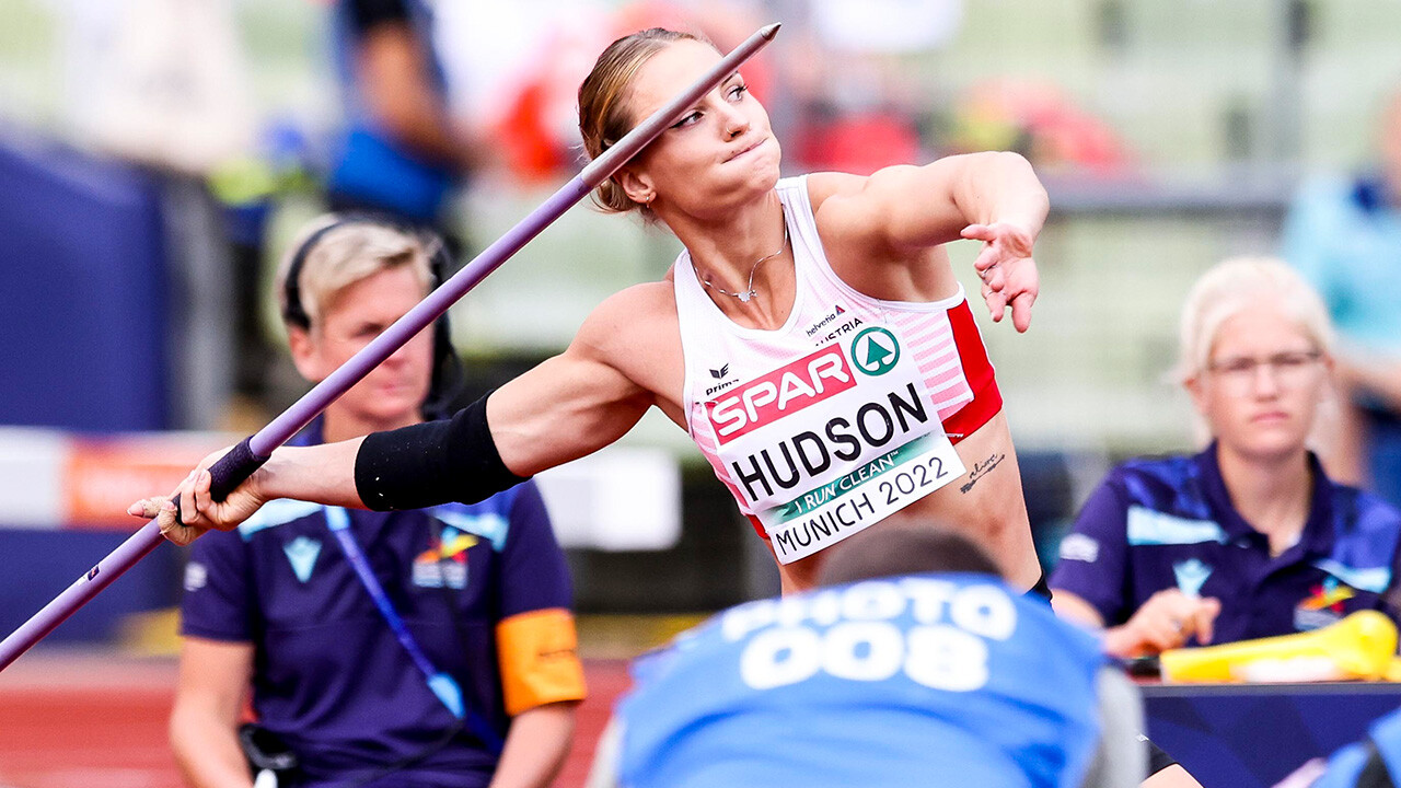 Speerwerferin Victoria Hudson erreicht EMFinale in München
