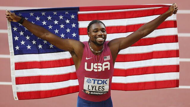 US-Amerikaner Lyles krönt sich zum 100-Meter-Weltmeister