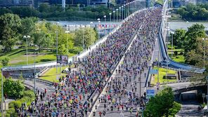 Letzte Generation mit Störaktion bei Vienna City Marathon