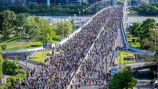Letzte Generation mit Störaktion bei Vienna City Marathon