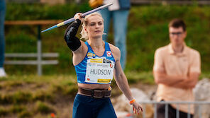 Speerwerferin Hudson zeigt mit neuem Rekord auf