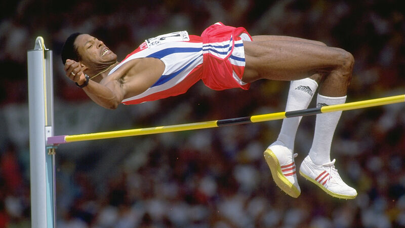 Leichtathletik - Der höchste Hochsprung (2,45 m)