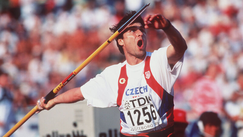 Leichtathletik - Der weiteste Speerwurf (98,48 m)