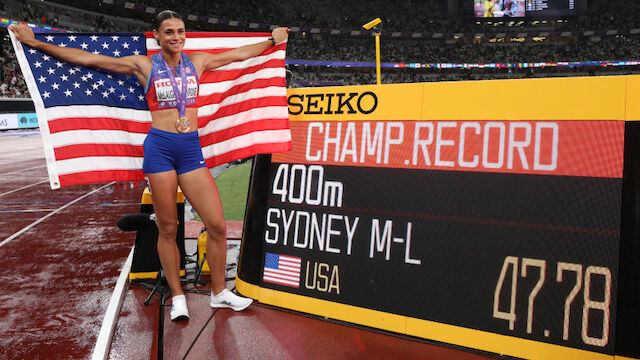 Knapp am Weltrekord vorbei! US-Frau holt Gold über 400 Meter