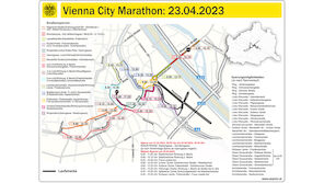 40. Wien-Marathon: Alle Verkehrsinfos und Straßensperren