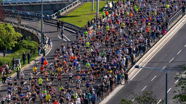 Wien-Marathon: Aktivisten wollten sich am Start festkleben