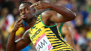 Austin: Bolt schwenkt die Fahne
