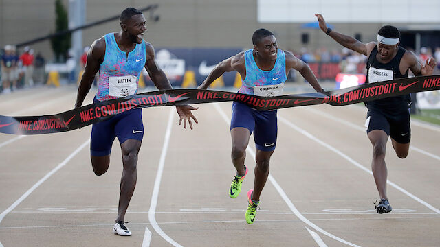 Ausrufezeichen von Gatlin und Blake