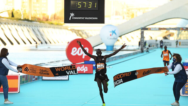 Kandie pulverisiert Halbmarathon-Weltrekord 